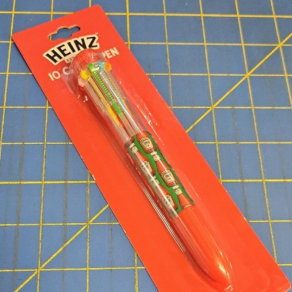 Heinz Red 10 Multi-Color Pen Set New Sealed Package